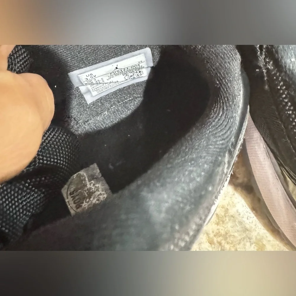 Kids' Black and Gray Sneakers